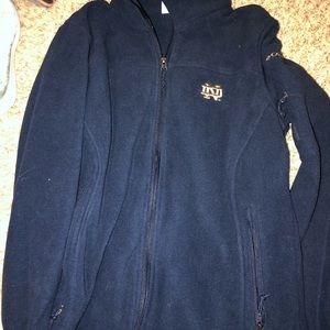 notre dame fleece